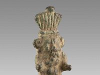 Aeg B 57  Aeg B 57, Spätzeit, Bes, Bronze, H 6,9 cm, B 3,3 cm, T 1,6 cm : Bestandskatalog Ägypten, Museumsfoto: Claus Cordes